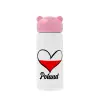 Pink stainless steel thermal flask, 320ml