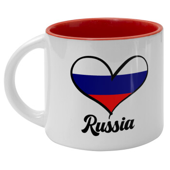 Russia flag, Κούπα κεραμική 400ml