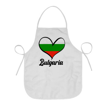 Bulgaria flag, Ποδιά Σεφ Ολόσωμη κοντή Ενηλίκων (63x75cm)