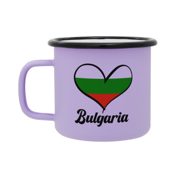 Bulgaria flag, Κούπα Μεταλλική εμαγιέ ΜΑΤ Light Pastel Purple 360ml
