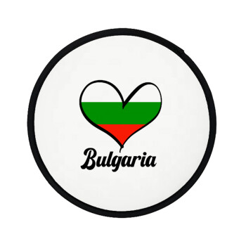 Bulgaria flag, Βεντάλια υφασμάτινη αναδιπλούμενη με θήκη (20cm)