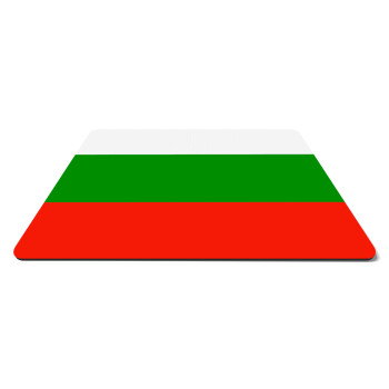Bulgaria flag, Mousepad ορθογώνιο 27x19cm