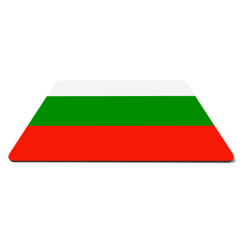 Bulgaria flag, Mousepad rect 27x19cm