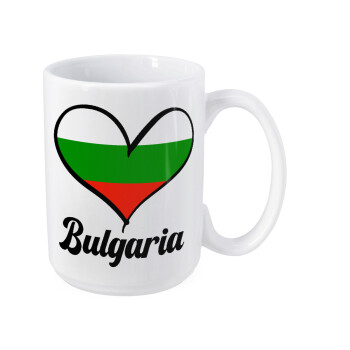 Bulgaria flag, Κούπα Mega, κεραμική, 450ml