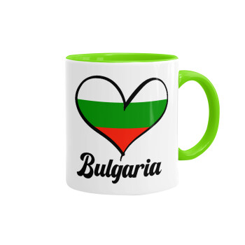 Bulgaria flag, Κούπα χρωματιστή βεραμάν, κεραμική, 330ml