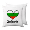 Bulgaria flag, Μαξιλάρι καναπέ 40x40cm περιέχεται το  γέμισμα
