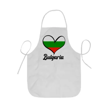 Bulgaria flag, Ποδιά Σεφ ολόσωμη κοντή  Παιδική (44x62cm)