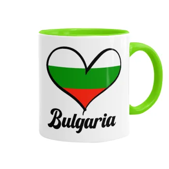 Bulgaria flag, Κούπα χρωματιστή βεραμάν, κεραμική, 330ml