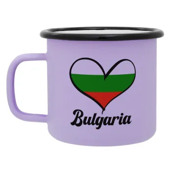 Bulgaria flag, Κούπα Μεταλλική εμαγιέ ΜΑΤ Light Pastel Purple 360ml