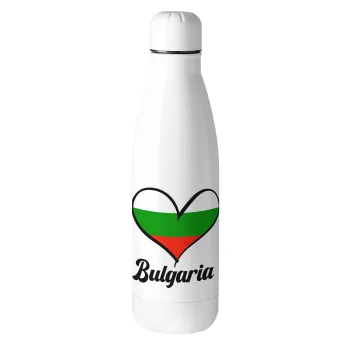 Bulgaria flag, Μεταλλικό παγούρι θερμός (Stainless steel), 500ml