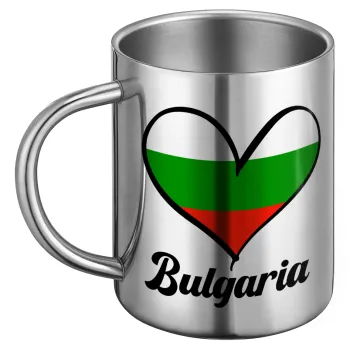 Bulgaria flag, BIG Mug Stainless steel double wall (450ml)