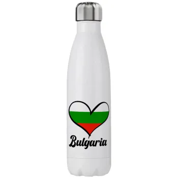 Bulgaria flag, Stainless steel, double-walled, 750ml