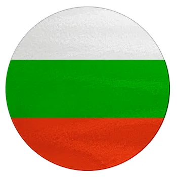 Bulgaria flag, Επιφάνεια κοπής γυάλινη στρογγυλή (30cm)