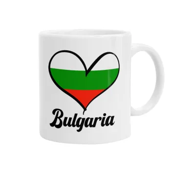 Bulgaria flag, Κούπα, κεραμική, 330ml