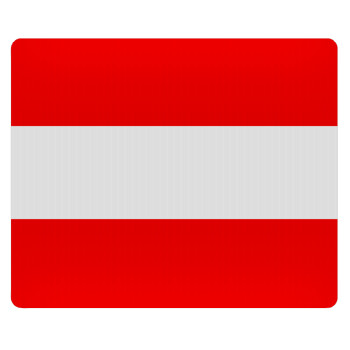 Austria flag, Mousepad ορθογώνιο 23x19cm