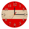 Ρολόι τοίχου ξύλινο plywood (20cm)