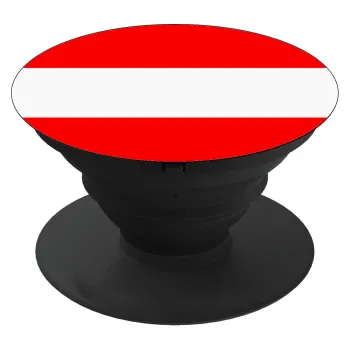 Austria flag, Phone Holders Stand  Black Hand-held Mobile Phone Holder