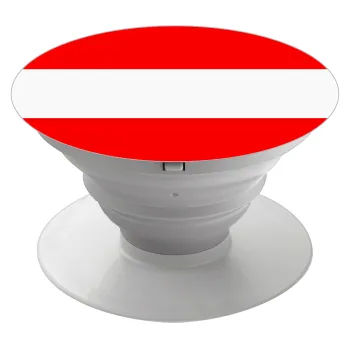 Austria flag, Phone Holders Stand  White Hand-held Mobile Phone Holder