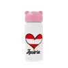 Pink stainless steel thermal flask, 320ml