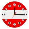 Wooden wall clock (20cm)