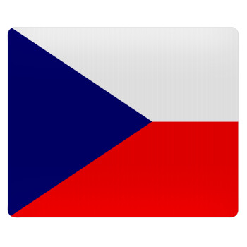 Czechia flag, Mousepad rect 23x19cm