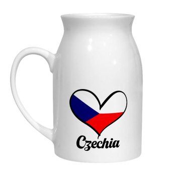 Czechia flag, Milk Jug (450ml) (1pcs)