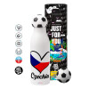 Soccer Metal mug thermos, double wall, 550ml