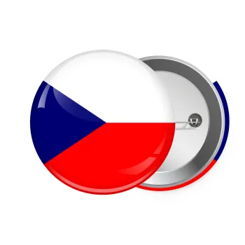 Czechia flag, Κονκάρδα παραμάνα 7.5cm