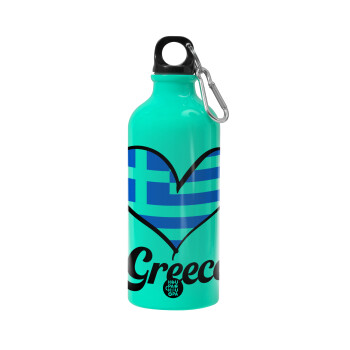 Greece flag, Water bottle 600ml
