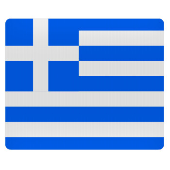 Greece flag, Mousepad ορθογώνιο 23x19cm