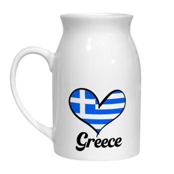 Greece flag, Milk Jug (450ml) (1pcs)