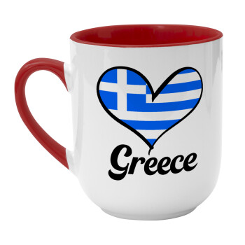Greece flag, Κούπα κεραμική tapered 260ml