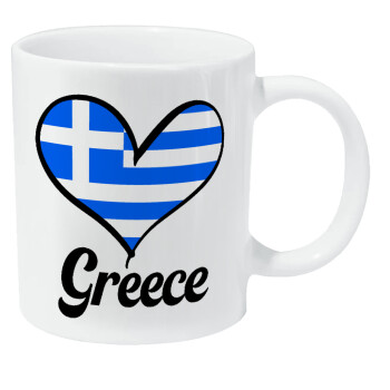Greece flag, Κούπα Giga, κεραμική, 590ml