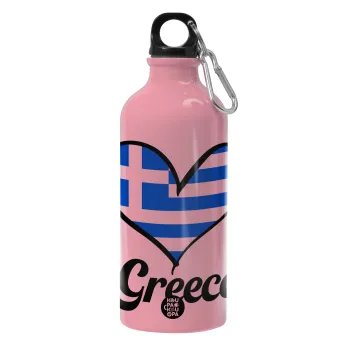 Greece flag, Water bottle 600ml