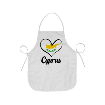 Cyprus flag, Chef Apron Short Full Length Adult (63x75cm)