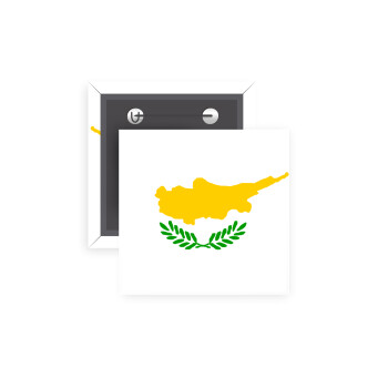 Cyprus flag, Κονκάρδα παραμάνα τετράγωνη 5x5cm