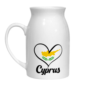 Cyprus flag, Milk Jug (450ml) (1pcs)