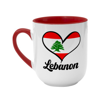 Lebanon flag, Κούπα κεραμική tapered 260ml