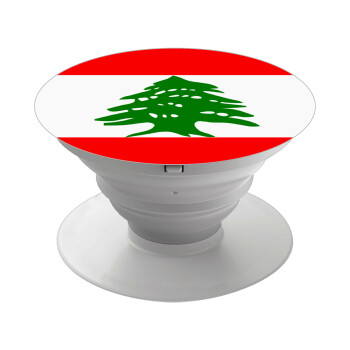 Lebanon flag, Phone Holders Stand  White Hand-held Mobile Phone Holder