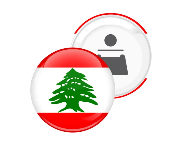 Lebanon flag — Μαγνητάκι & Ανοιχτήρι (5.9cm)