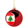 Christmas tree ball Red 8cm