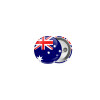 Australia flag, Κονκάρδα παραμάνα 2.5cm