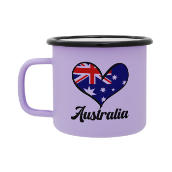 Australia flag, Κούπα Μεταλλική εμαγιέ ΜΑΤ Light Pastel Purple 360ml