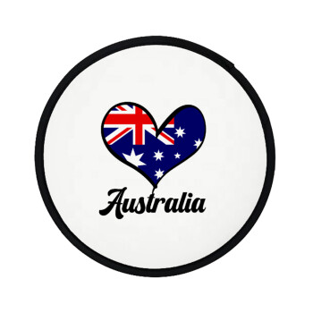 Australia flag, Βεντάλια υφασμάτινη αναδιπλούμενη με θήκη (20cm)