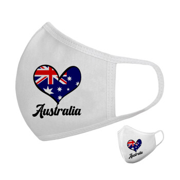 Australia flag, Μάσκα υφασμάτινη υψηλής άνεσης παιδική (Δώρο πλαστική θήκη)