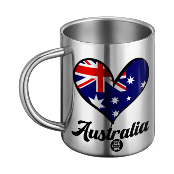 Australia flag, Ανοξείδωτη Μεταλλική Κούπα 450ml - Διπλού Τοιχώματος
