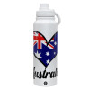 1L Stainless Steel Thermal Bottle with Phone Holder & Double Wall Insulation