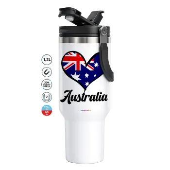 Australia flag, Mega Travel Mug / Travel Mug, double walled (thermal) 1.2L