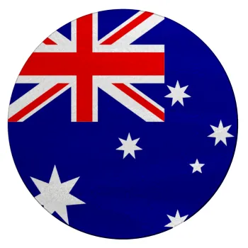 Australia flag, Επιφάνεια κοπής γυάλινη στρογγυλή (30cm)
