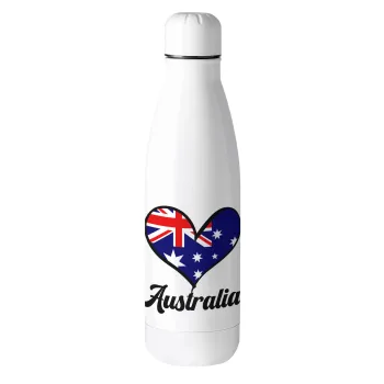 Australia flag, Μεταλλικό παγούρι θερμός (Stainless steel), 500ml